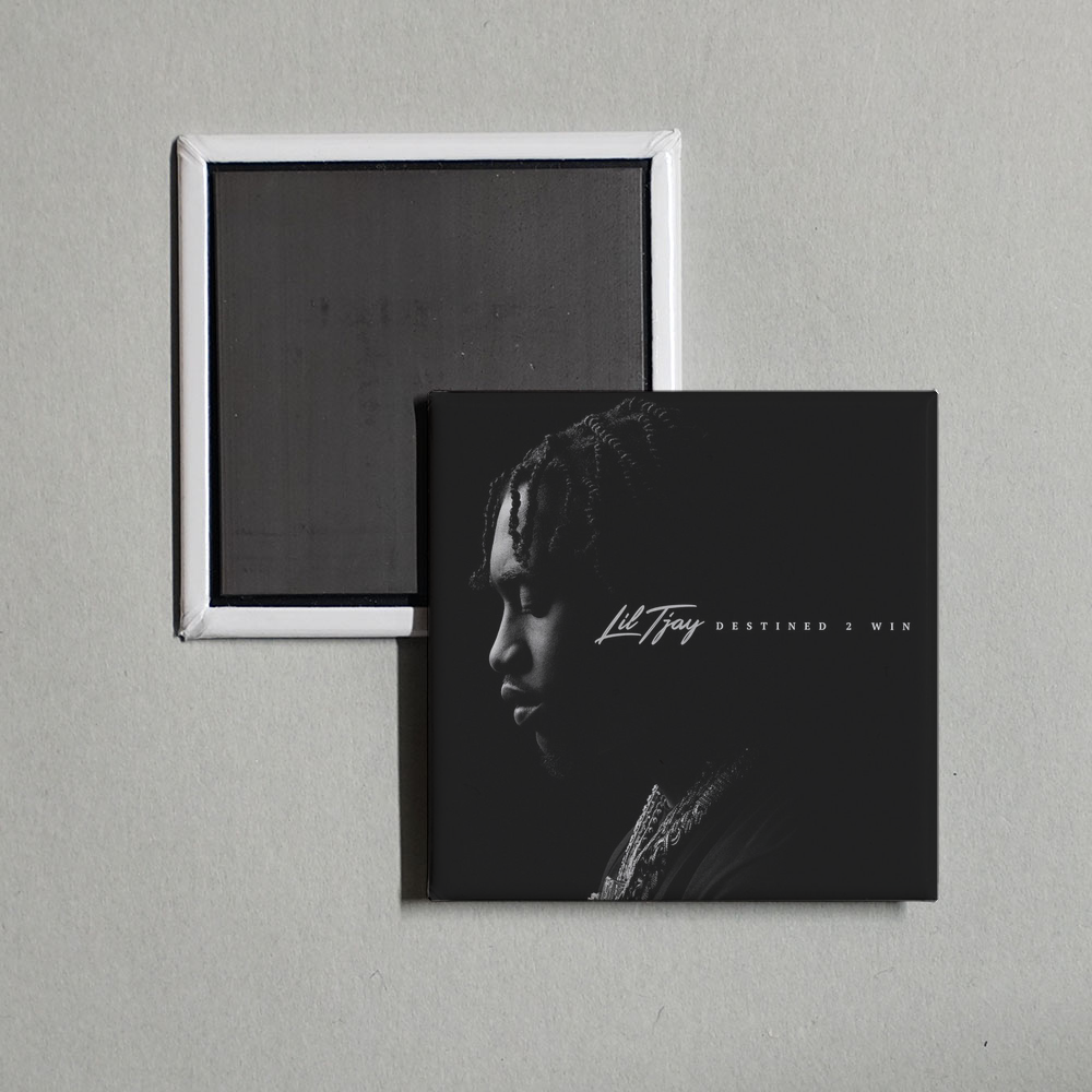 Lil Tjay - Destined 2 Win Album Cover Fridge Magnet