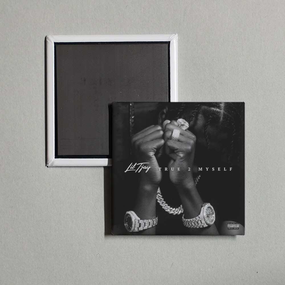 Lil Tjay - True 2 Myself Album Cover Fridge Magnet