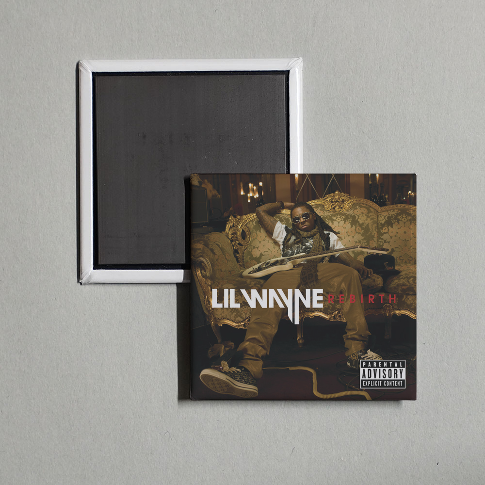 Lil Wayne - Rebirth Album Cover Fridge Magnet