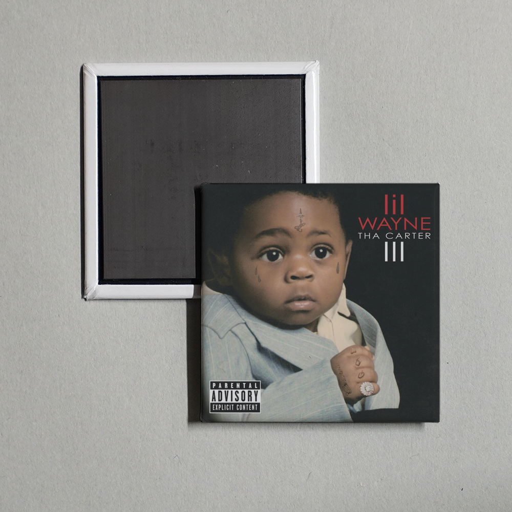 Lil Wayne - Tha Carter III Album Cover Fridge Magnet