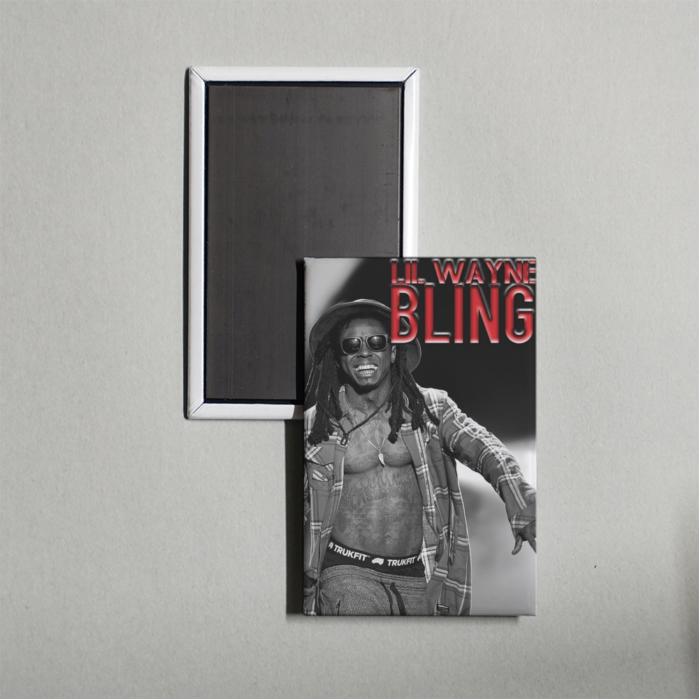 Lil Wayne Bling Mini Movie Fridge Magnet