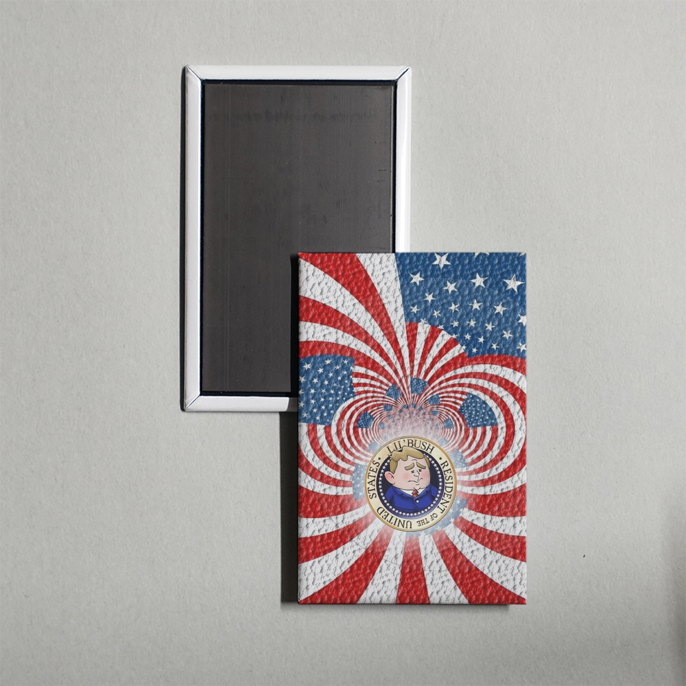 Lil' Bush TV Show Fridge Magnet
