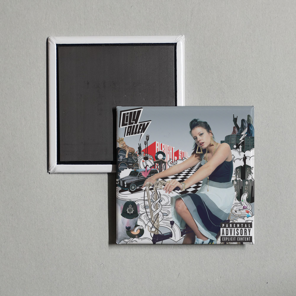 Lily Allen - Alright, Still (Bonus Track Version) Album Cover Fridge Magnet