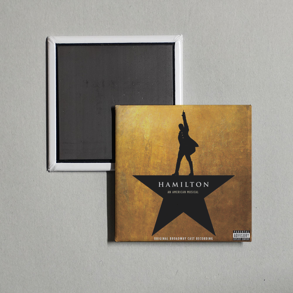 Lin-Manuel Miranda - Hamilton (Original Broadway Cast Recording) Album Cover Fridge Magnet