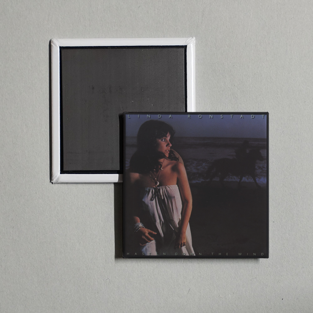 Linda Ronstadt - Hasten Down the Wind Album Cover Fridge Magnet