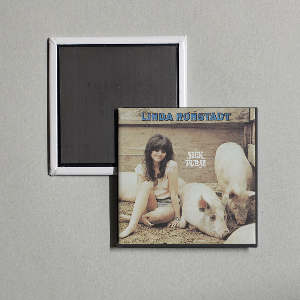 Linda Ronstadt - Silk Purse Album Cover Fridge Magnet