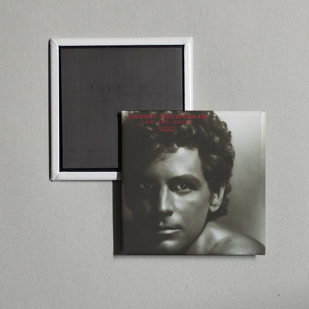 Lindsey Buckingham - Law and Order Album Cover Fridge Magnet