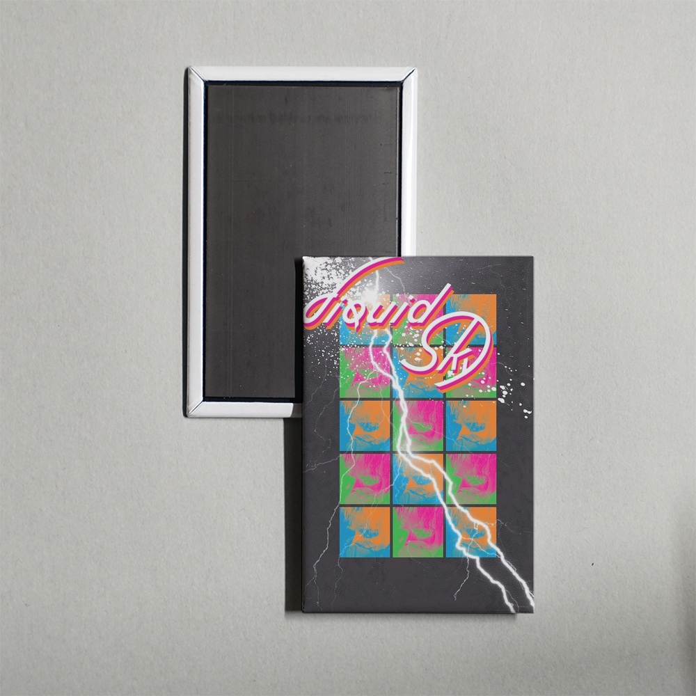 Liquid Sky Mini Movie Fridge Magnet