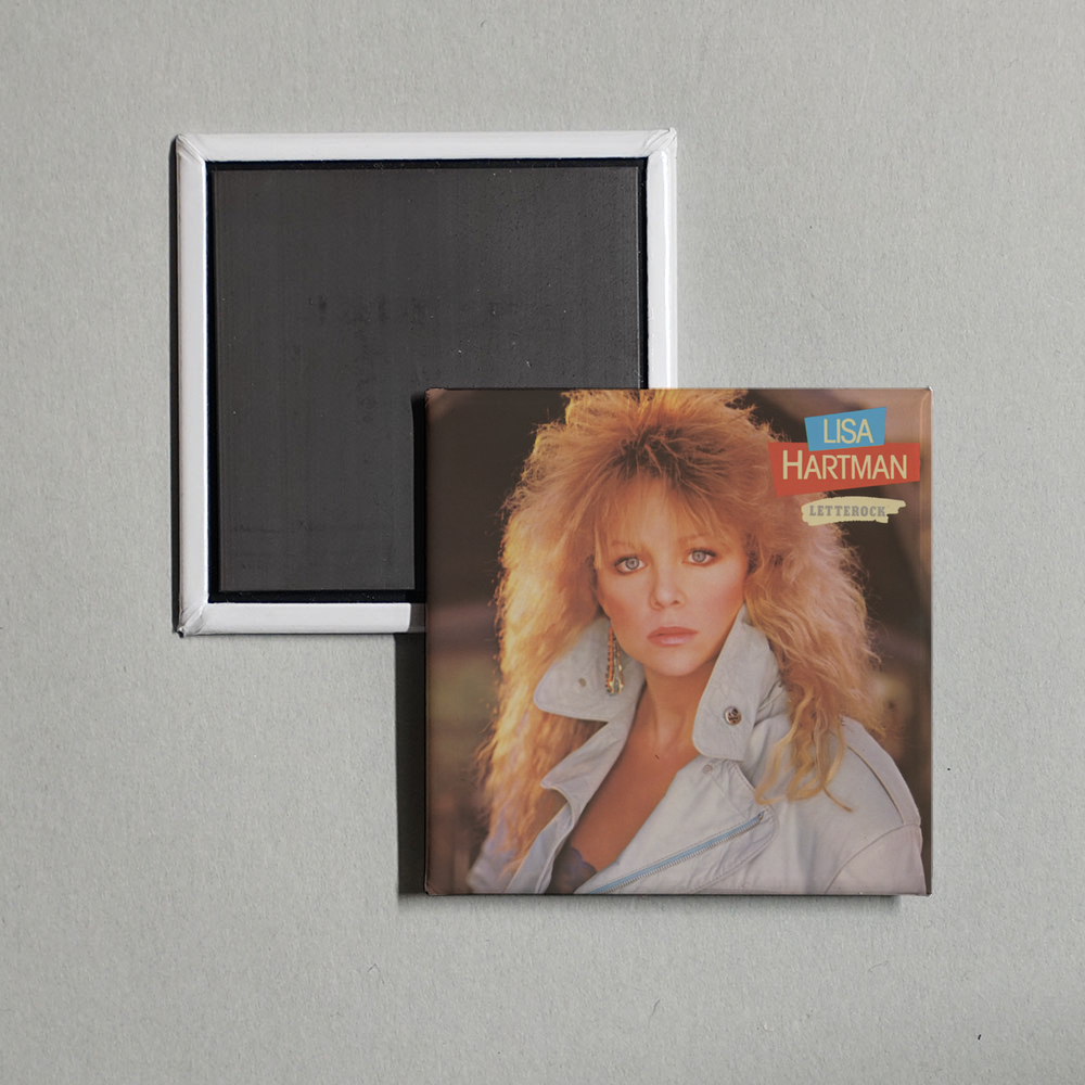 Lisa Hartman - Letterock (Expanded Edition) Album Cover Fridge Magnet