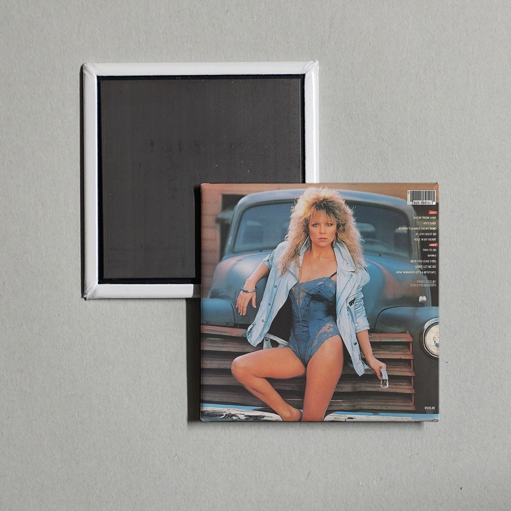 Lisa Hartman - Letterrock (Back) Album Cover Fridge Magnet