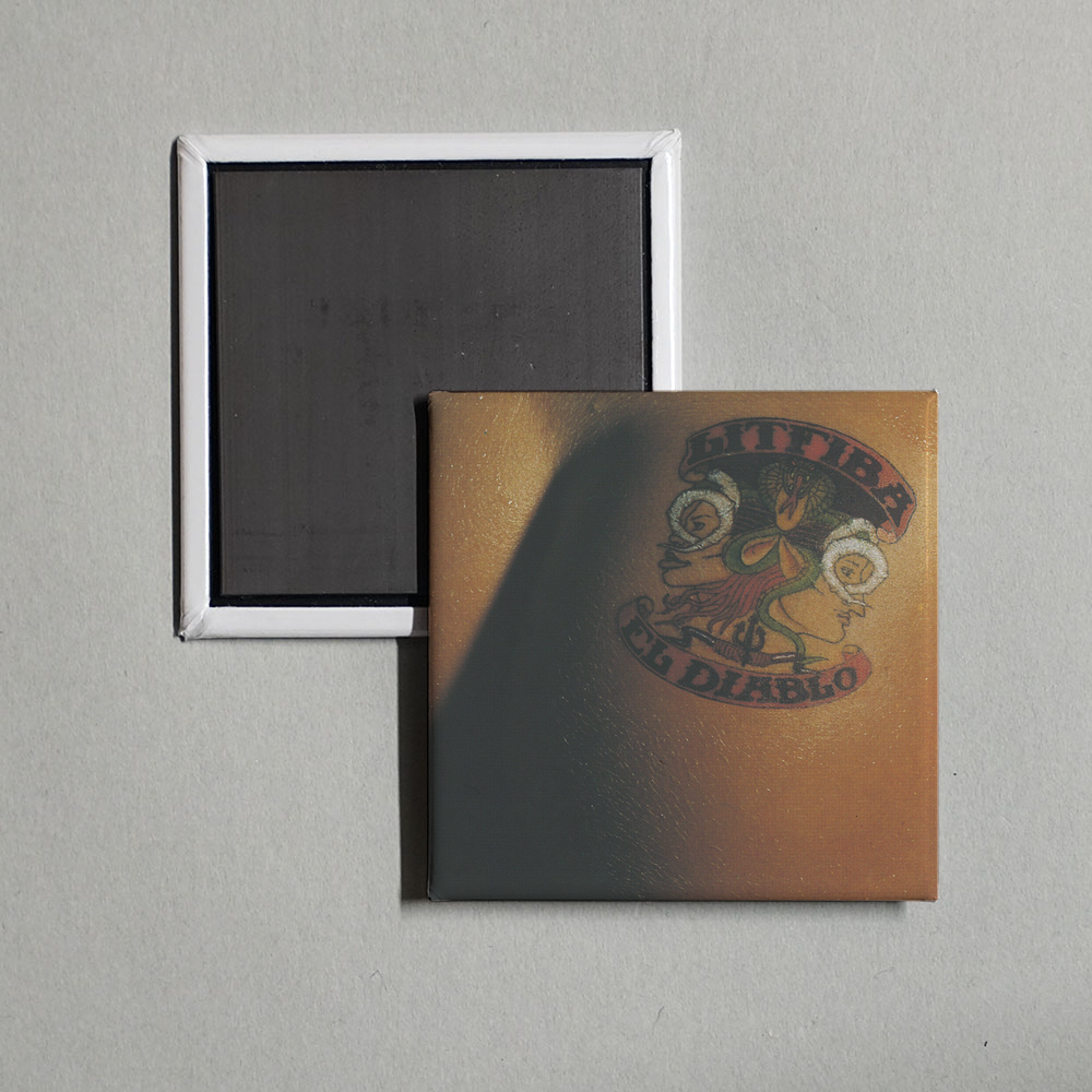 Litfiba - El Diablo Album Cover Fridge Magnet
