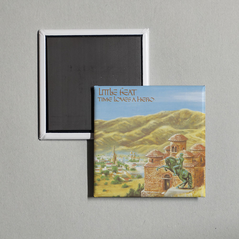 Little Feat - Time Loves a Hero Album Cover Fridge Magnet