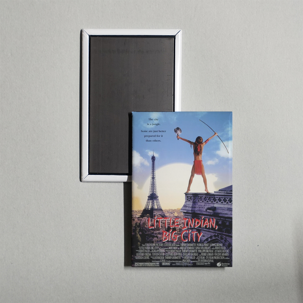 Little Indian, Big City Mini Movie Fridge Magnet