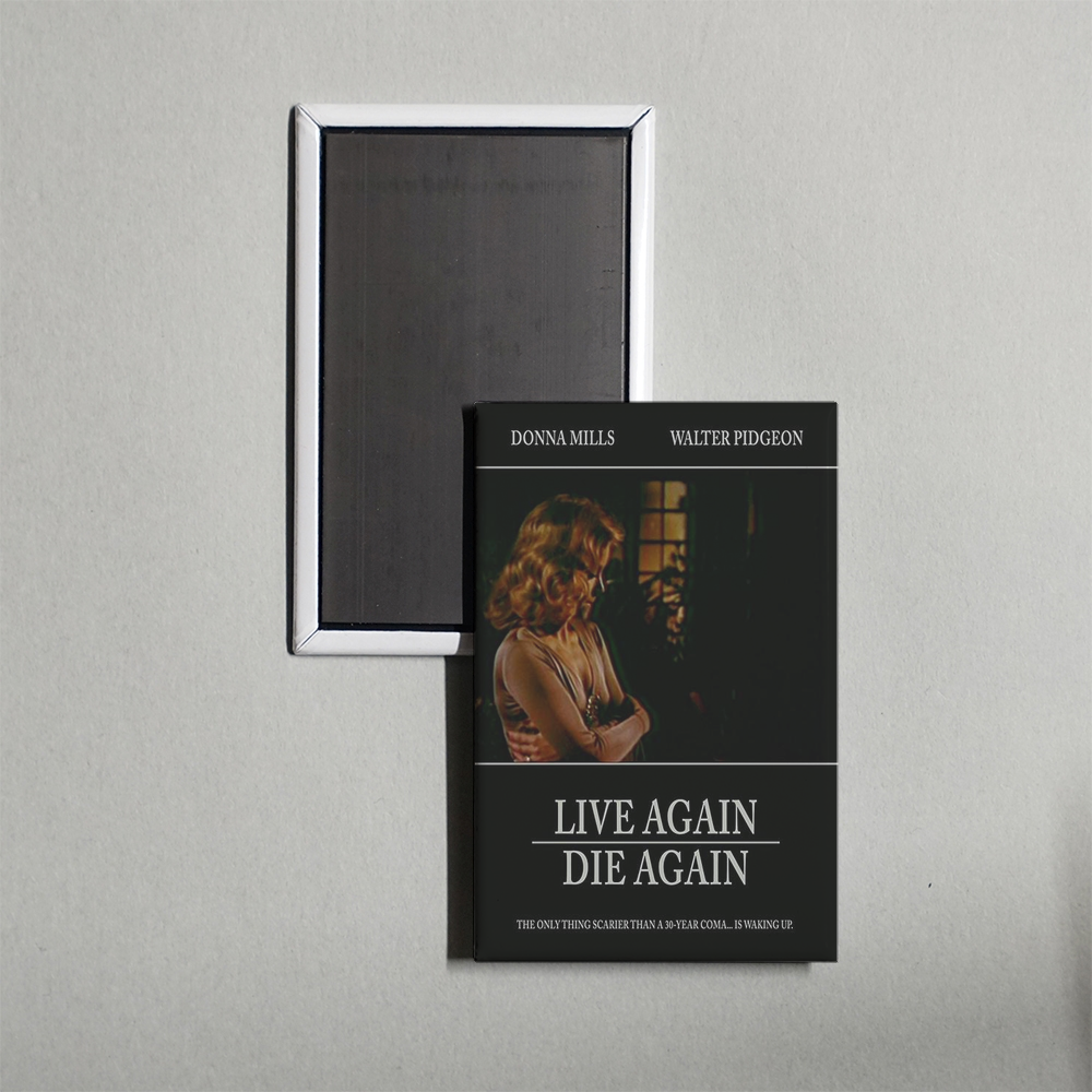 Live Again, Die Again Mini Movie Fridge Magnet