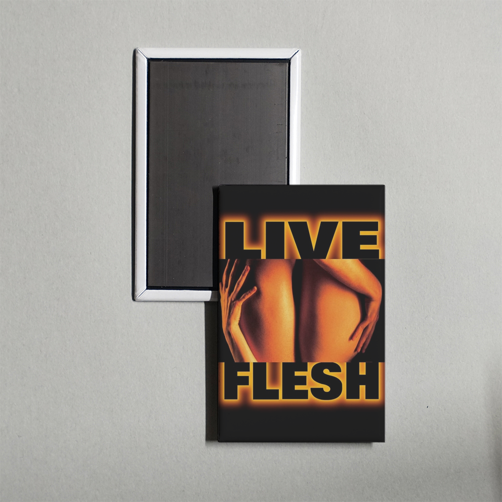 Live Flesh Mini Movie Fridge Magnet