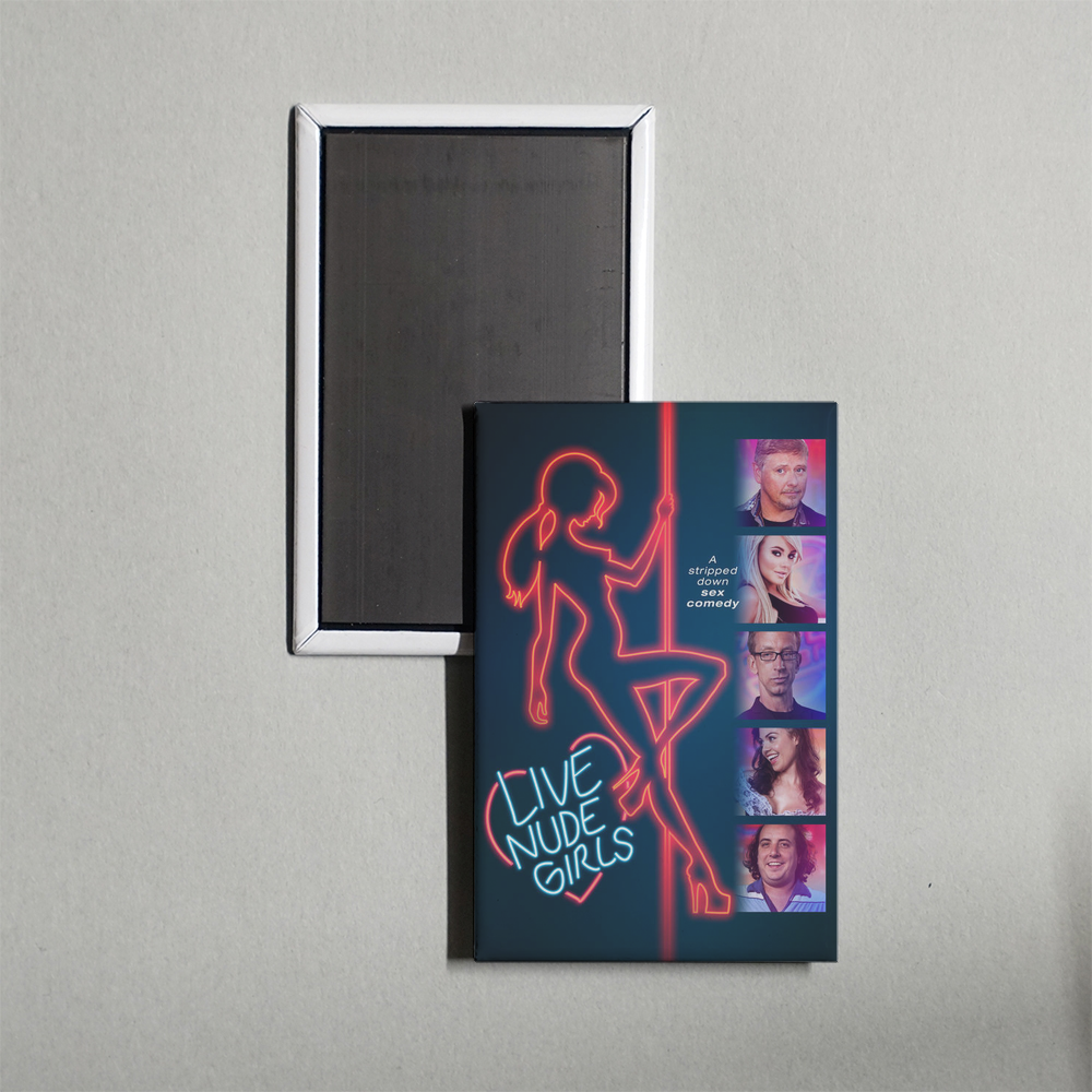 Live Nude Girls Mini Movie Fridge Magnet