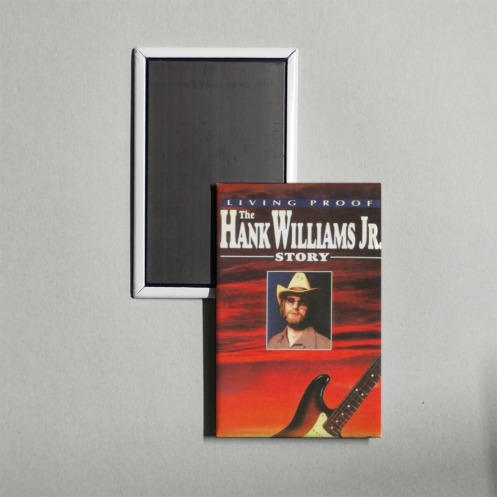 Living Proof The Hank Williams Jr. Story Mini Movie Fridge Magnet