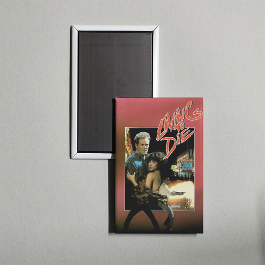 Living To Die Mini Movie Fridge Magnet