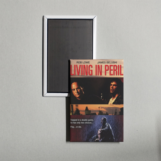 Living in Peril Mini Movie Fridge Magnet