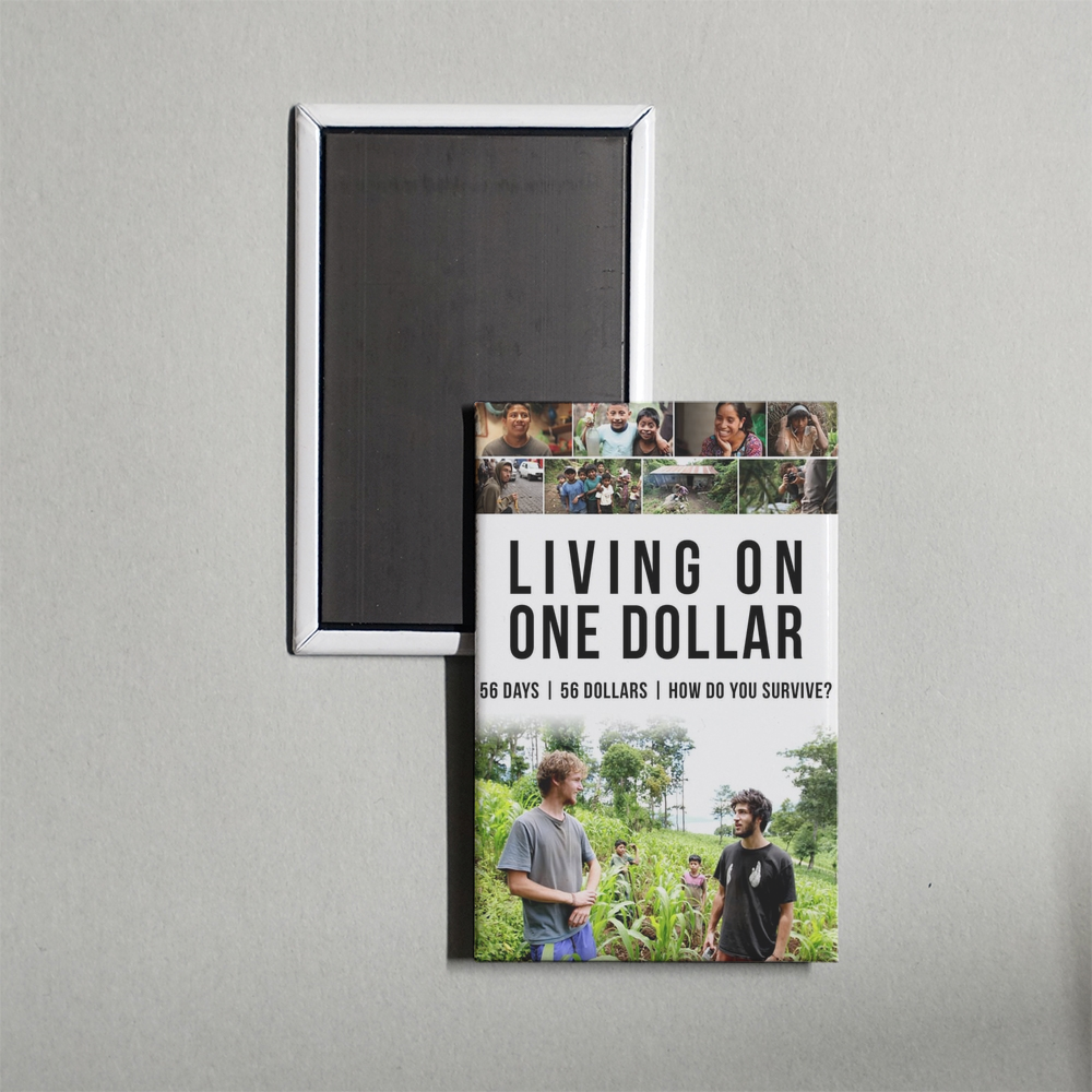 Living on One Dollar Mini Movie Fridge Magnet