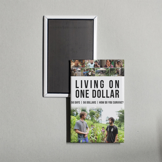 Living on One Dollar Mini Movie Fridge Magnet