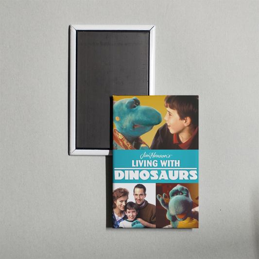 Living with Dinosaurs Mini Movie Fridge Magnet