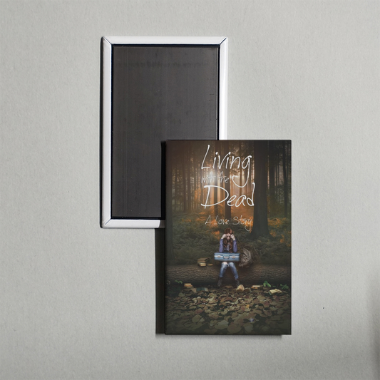 Living with the Dead A Love Story Mini Movie Fridge Magnet