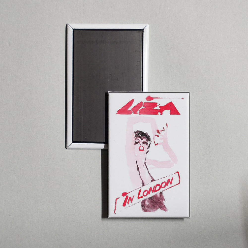 Liza in London Mini Movie Fridge Magnet