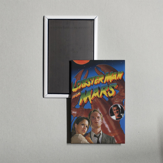 Lobster Man from Mars Mini Movie Fridge Magnet