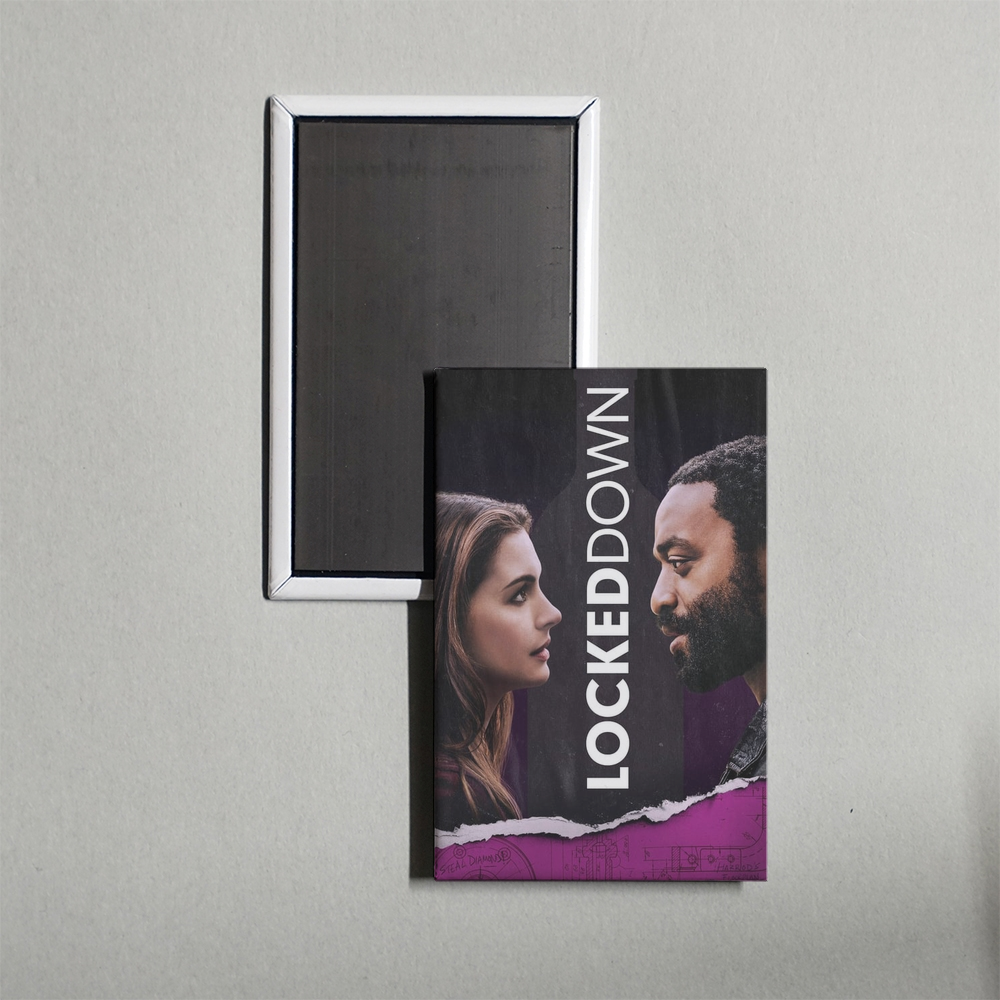 Locked Down Mini Movie Fridge Magnet