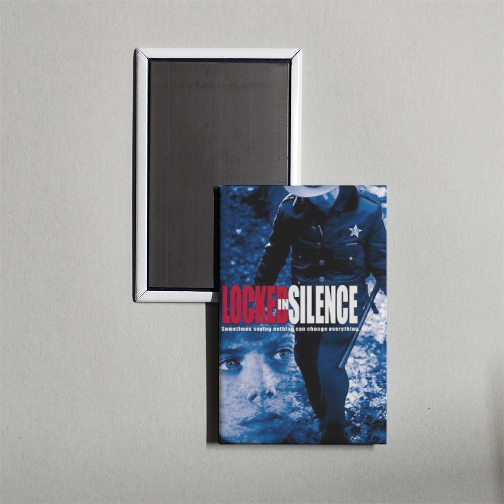 Locked in Silence Mini Movie Fridge Magnet