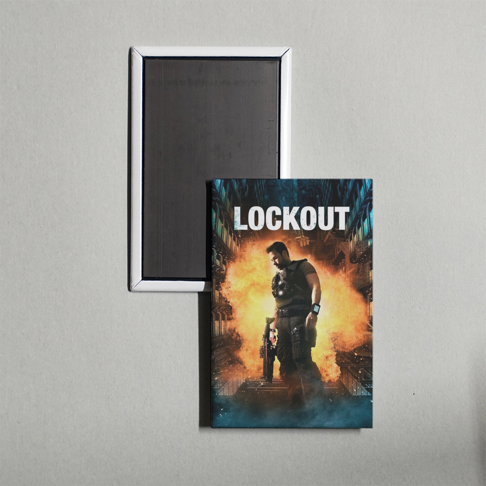 Lockout Mini Movie Fridge Magnet