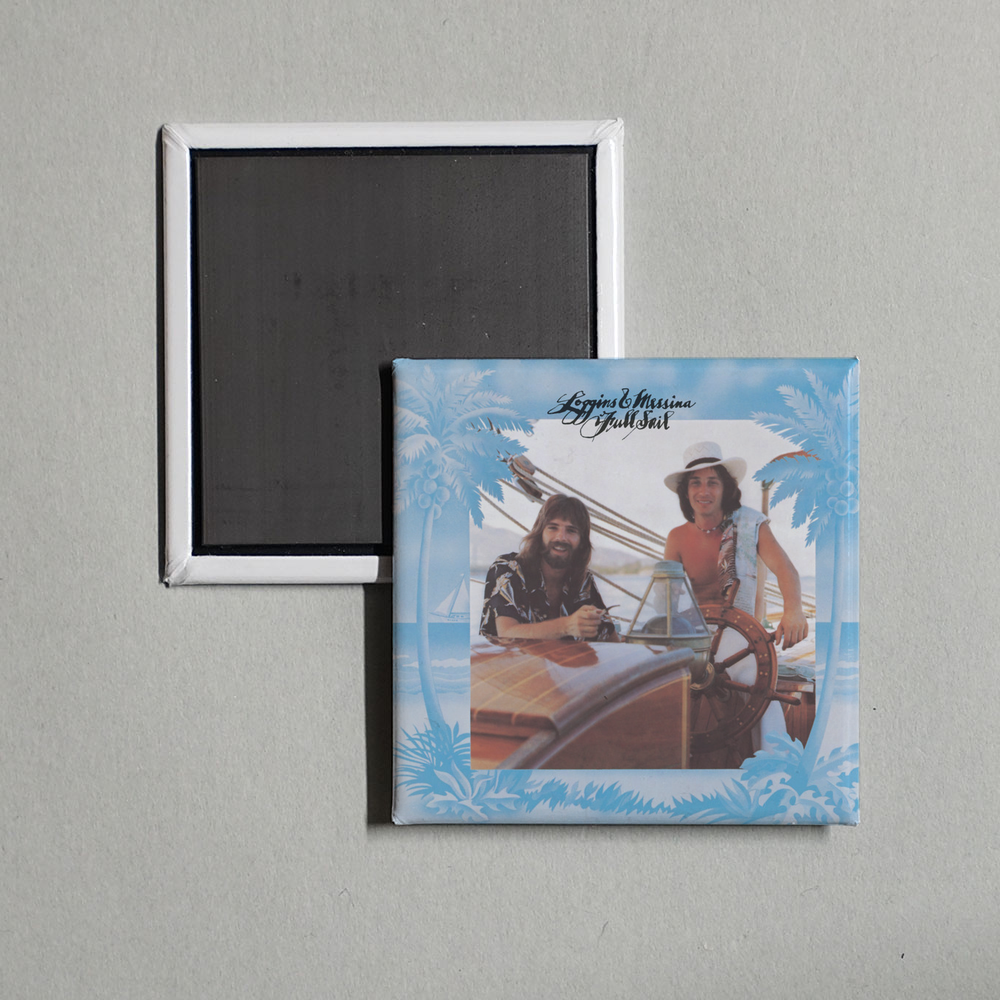 Loggins & Messina - Full Sail Album Cover Fridge Magnet