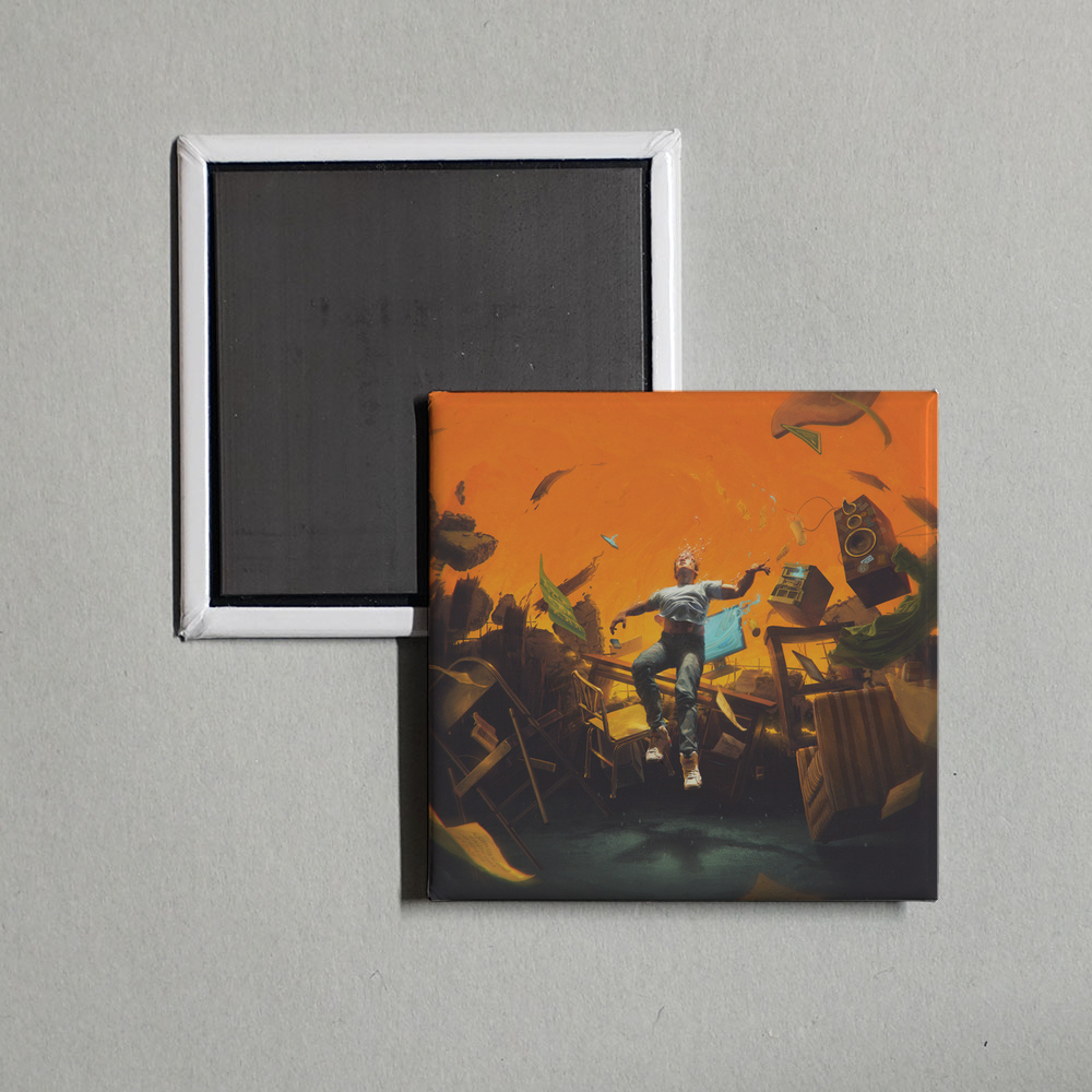 Logic - No Pressure Album Cover Fridge Magnet