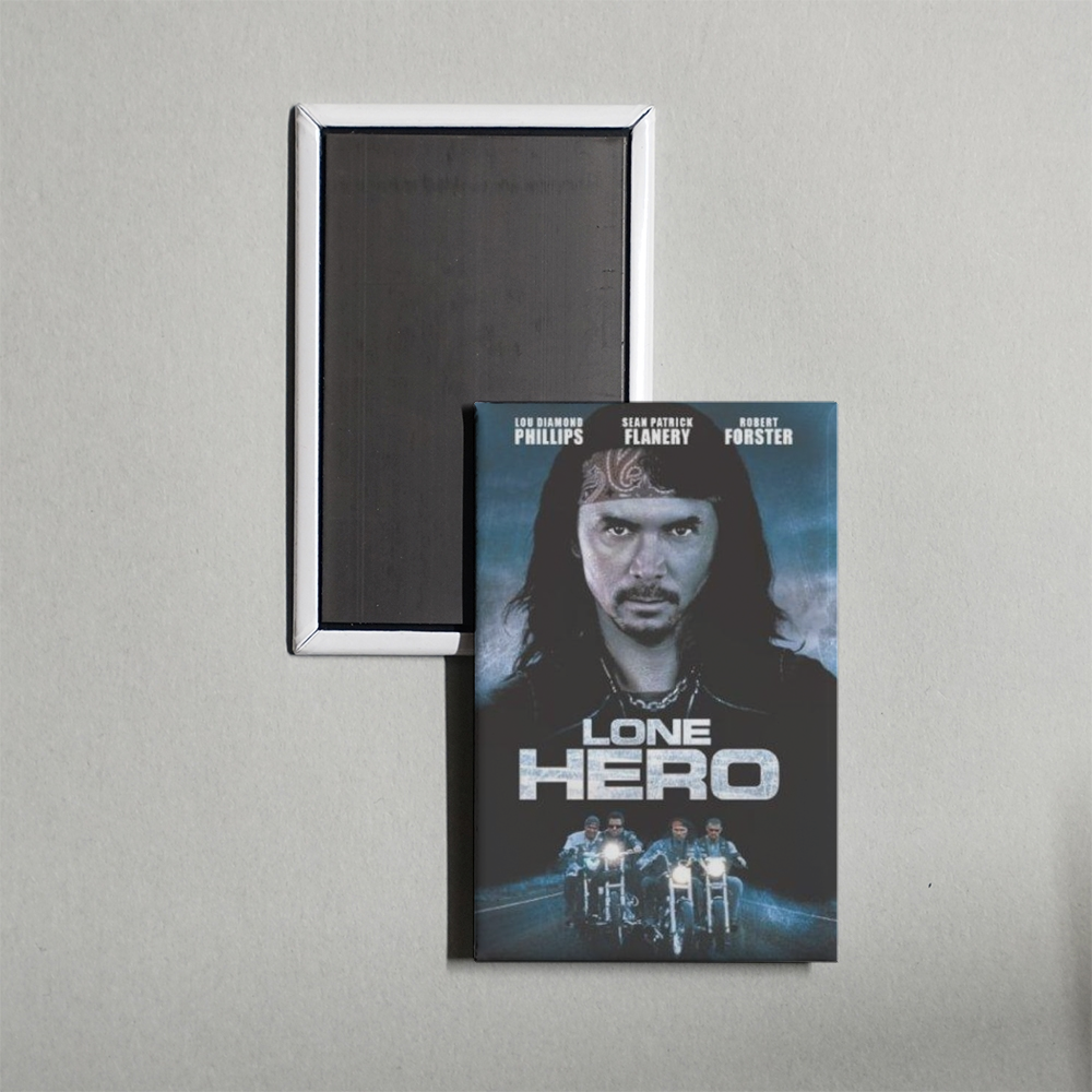 Lone Hero Mini Movie Fridge Magnet