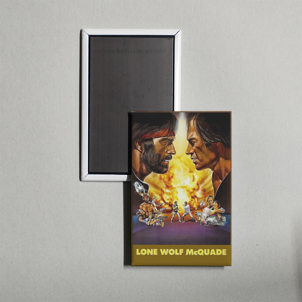 Lone Wolf McQuade Mini Movie Fridge Magnet