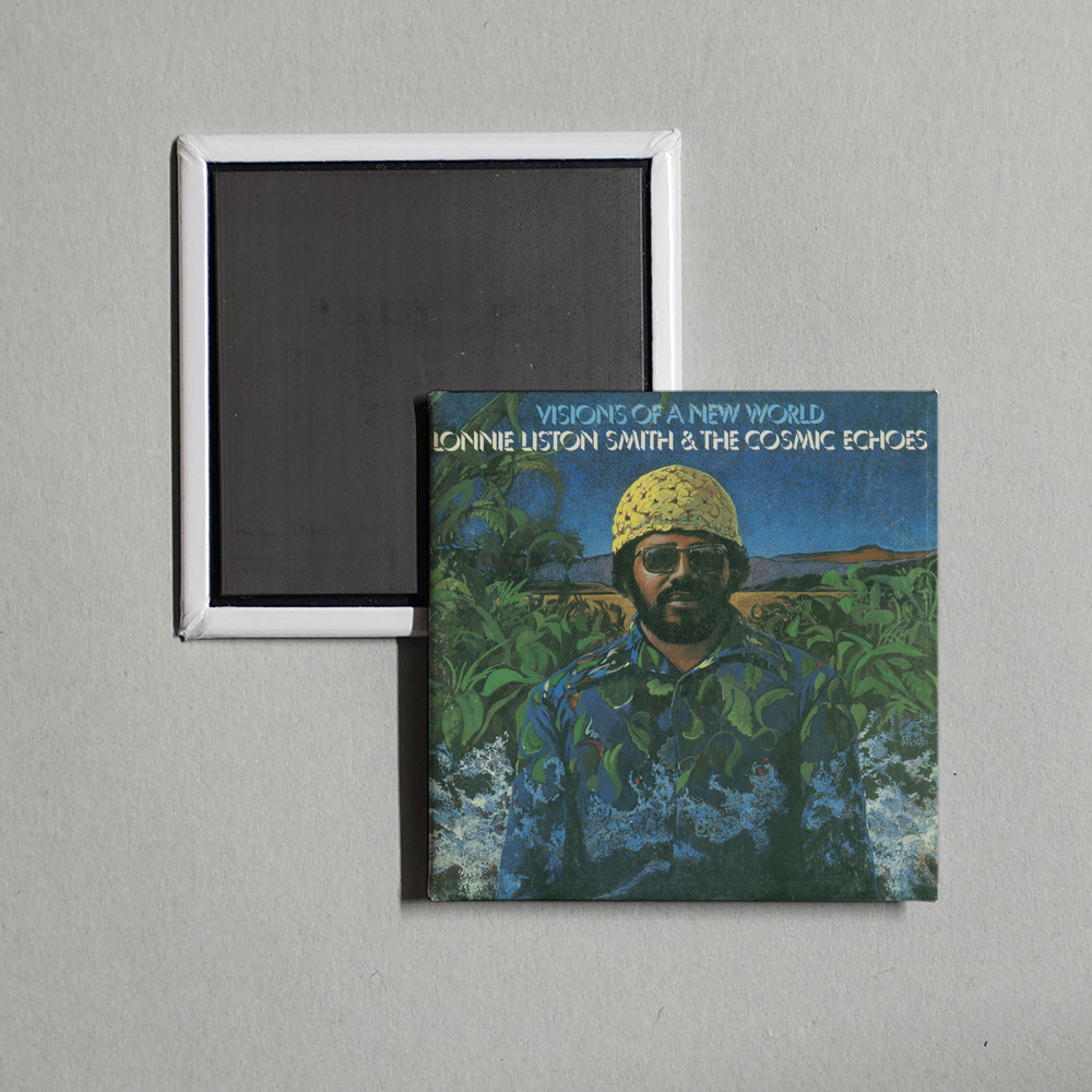 Lonnie Liston Smith - Visions of a New World Album Cover Fridge Magnet