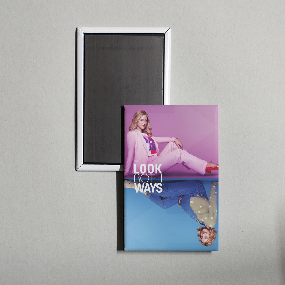 Look Both Ways Mini Movie Fridge Magnet