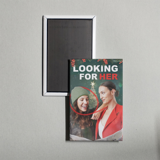 Looking for Her Mini Movie Fridge Magnet