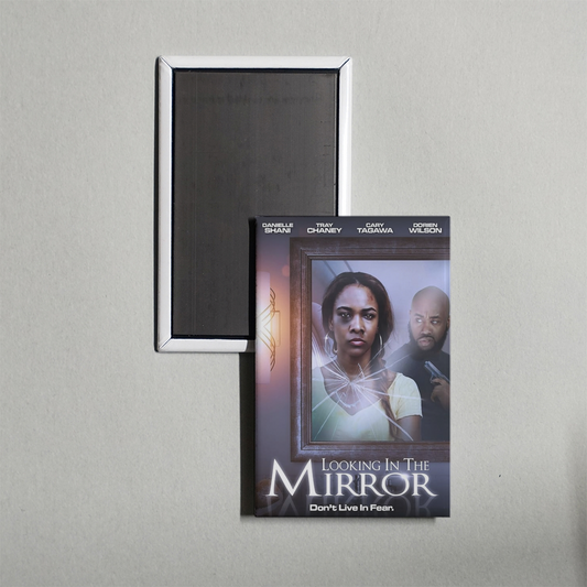 Looking in the Mirror Mini Movie Fridge Magnet