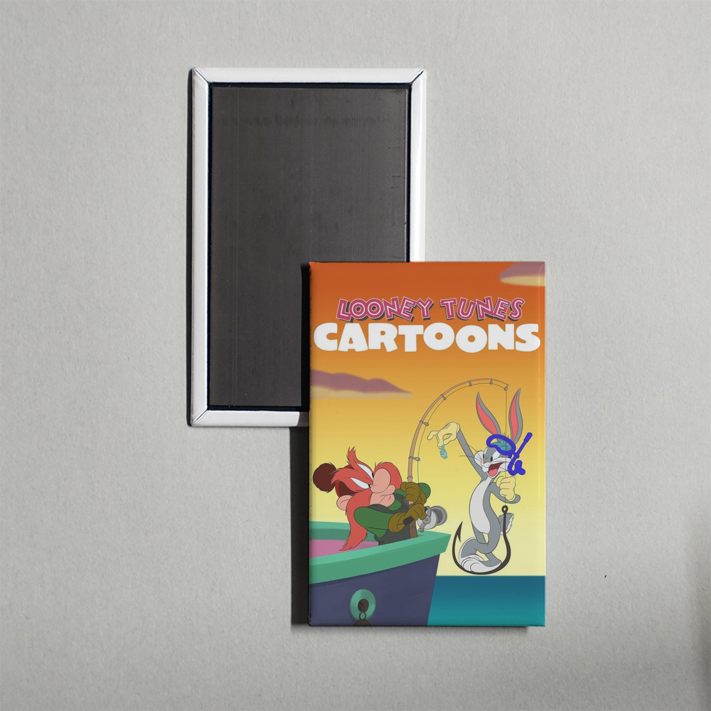 Looney Tunes Cartoons TV Show Fridge Magnet