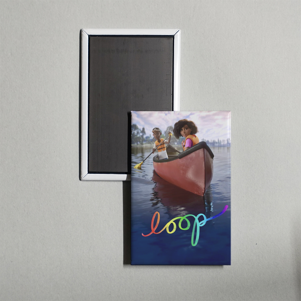 Loop Mini Movie Fridge Magnet