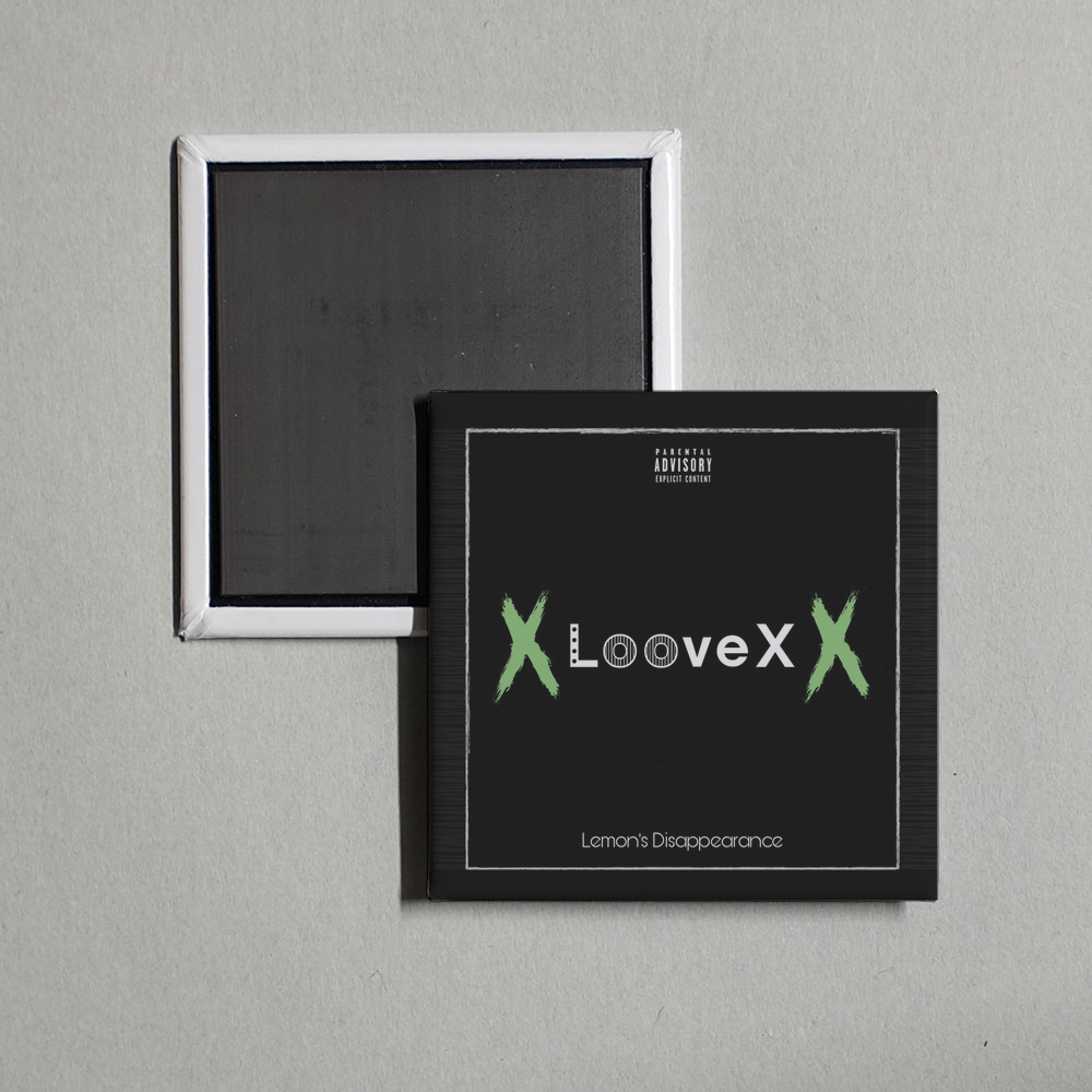 LooveX - -suffocation- Album Cover Fridge Magnet
