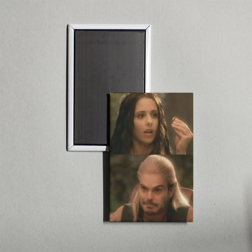 Lord of the Piercing Mini Movie Fridge Magnet