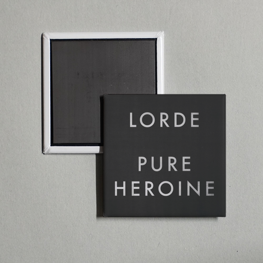 Lorde - Pure Heroine Album Cover Fridge Magnet