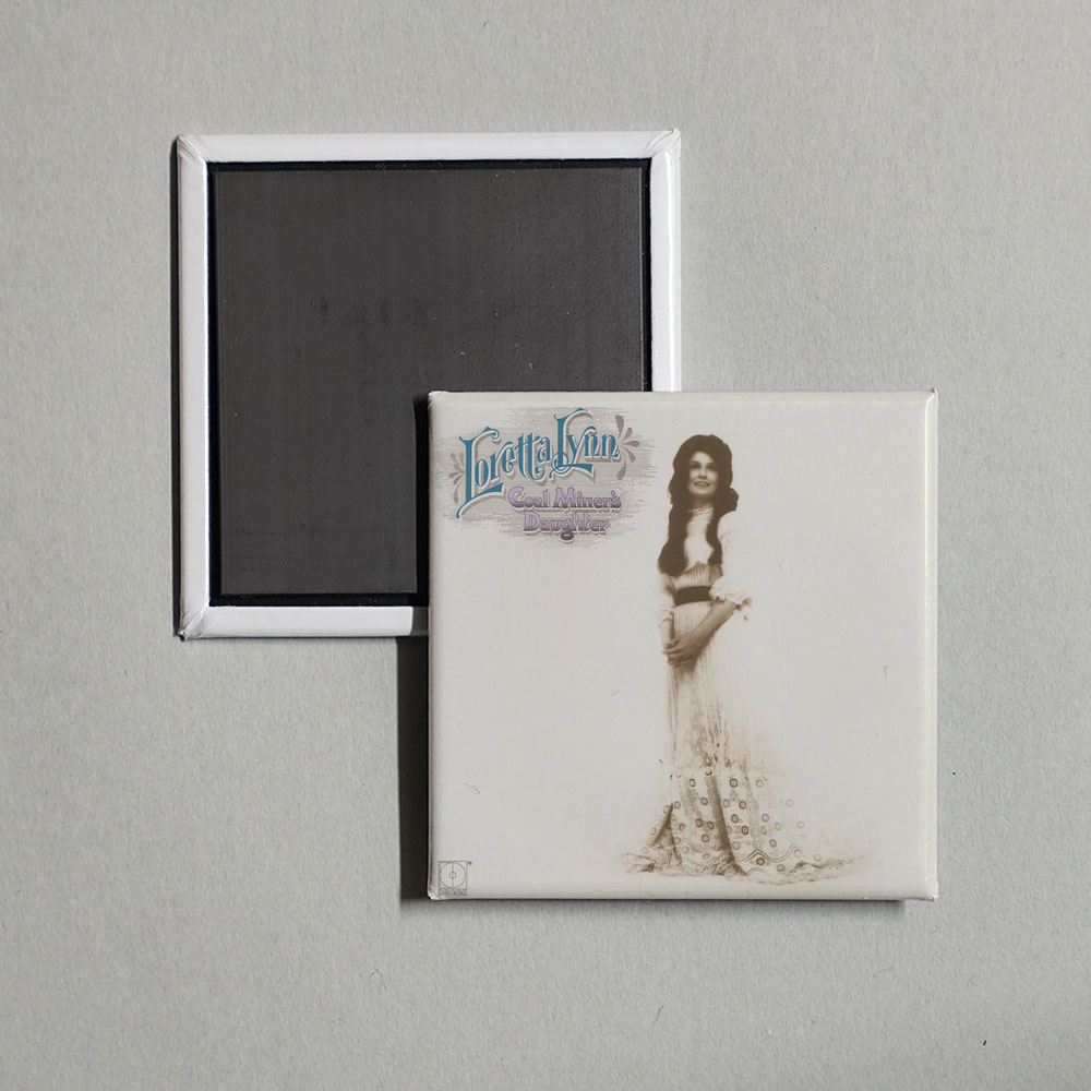 Loretta Lynn - Coal Miner's Daughter Album Cover Fridge Magnet
