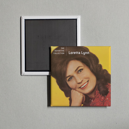 Loretta Lynn - The Definitive Collection Album Cover Fridge Magnet