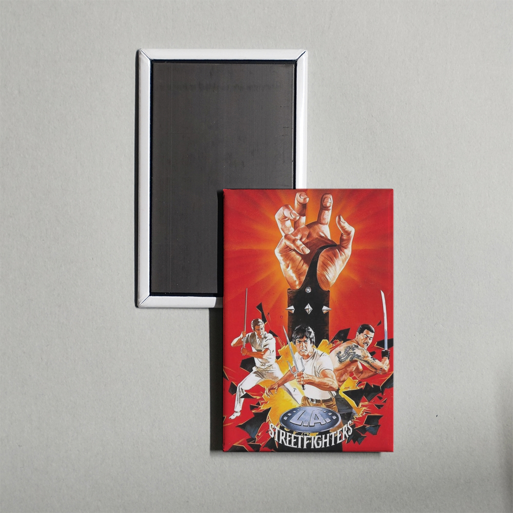 Los Angeles Streetfighter Mini Movie Fridge Magnet
