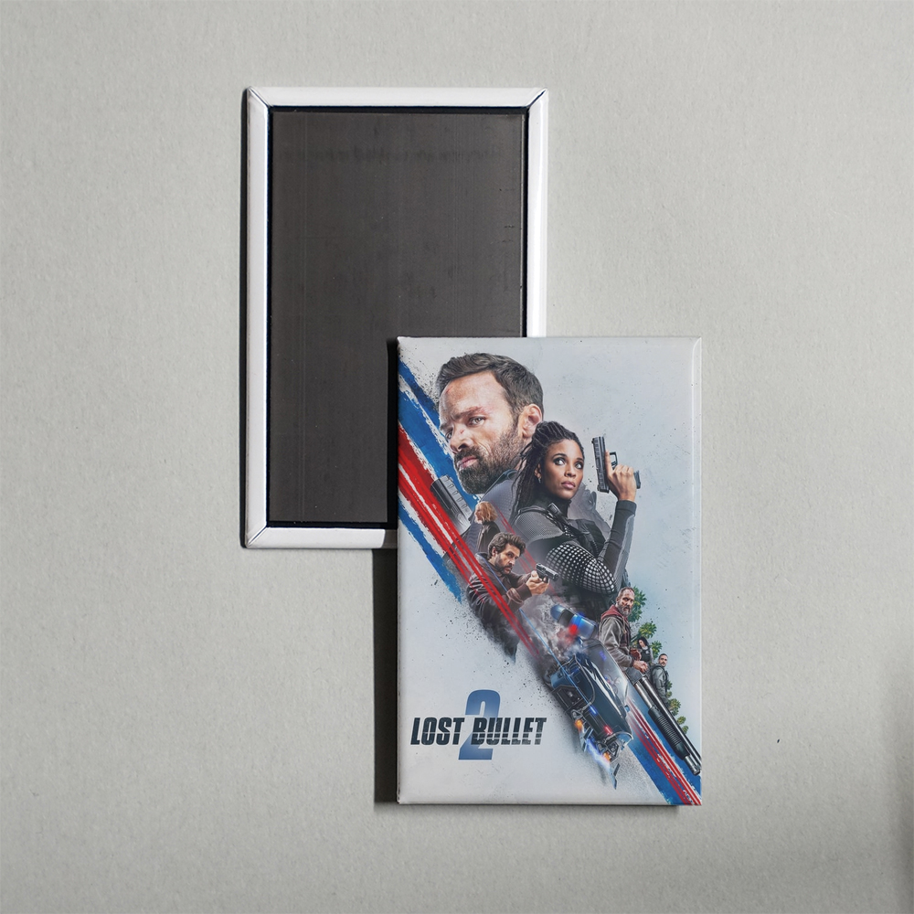 Lost Bullet 2 Mini Movie Fridge Magnet