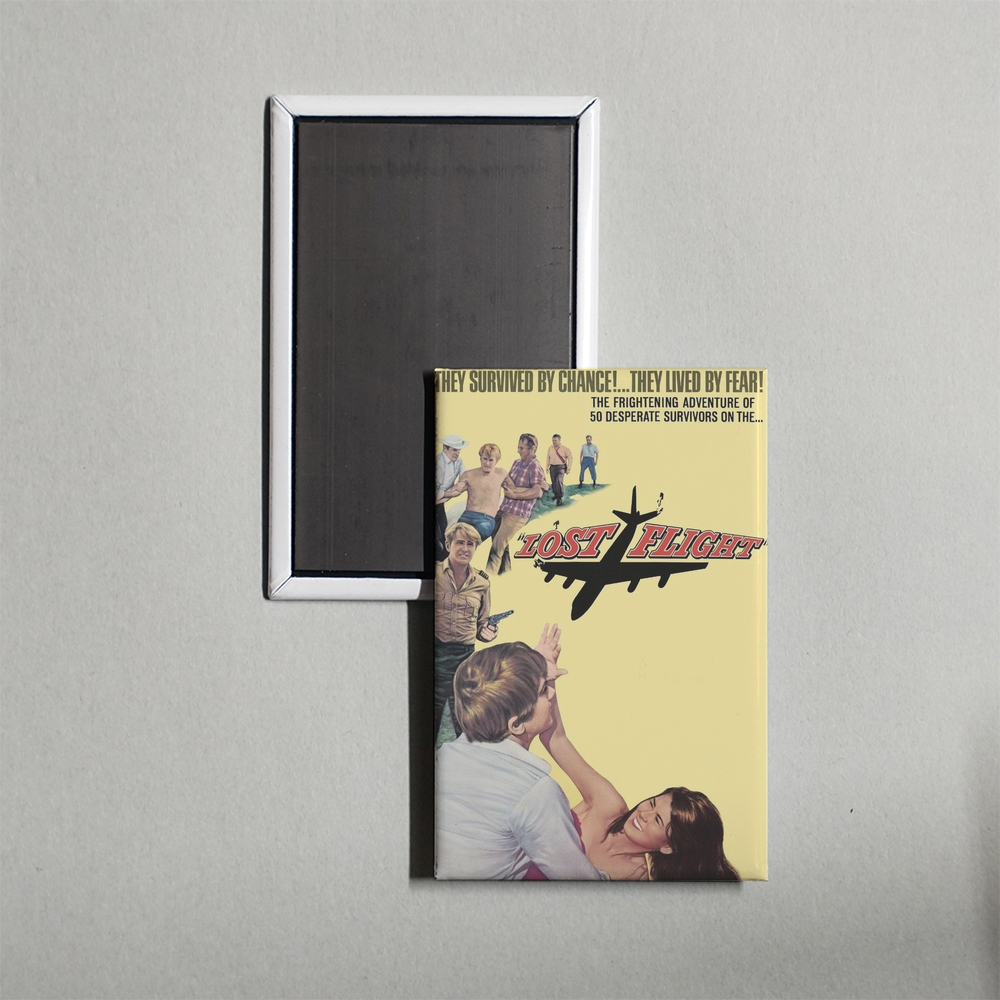 Lost Flight Mini Movie Fridge Magnet